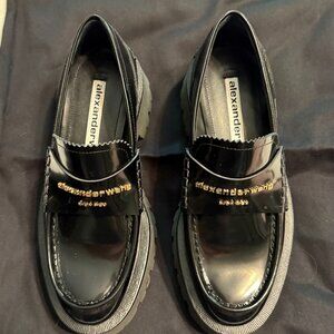 Alexander Wang Black Loafers